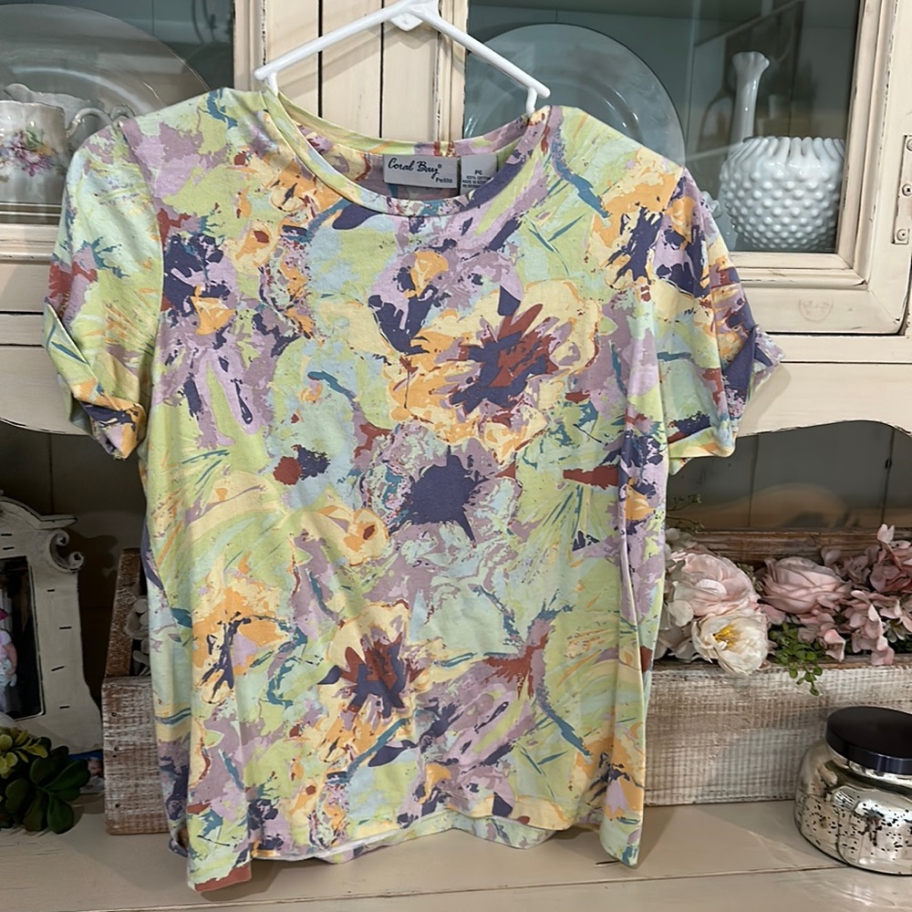 Multi-colored Coral Bay Top